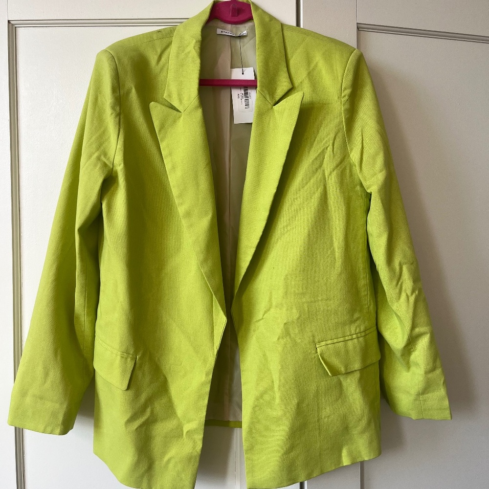Green blazer